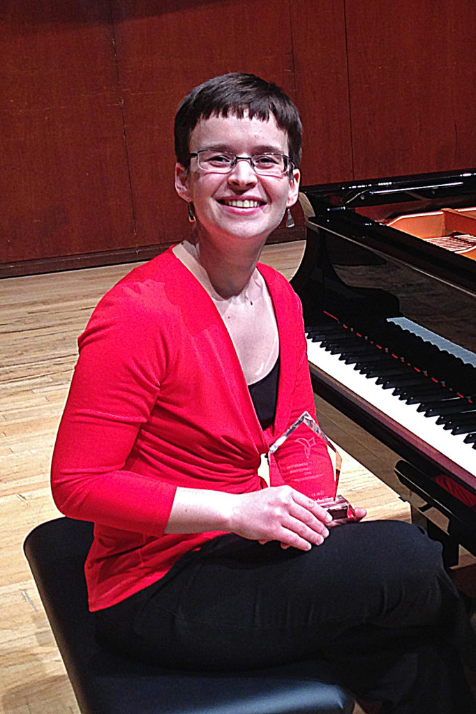 Anna Arazi at the Dallas International Piano Competition